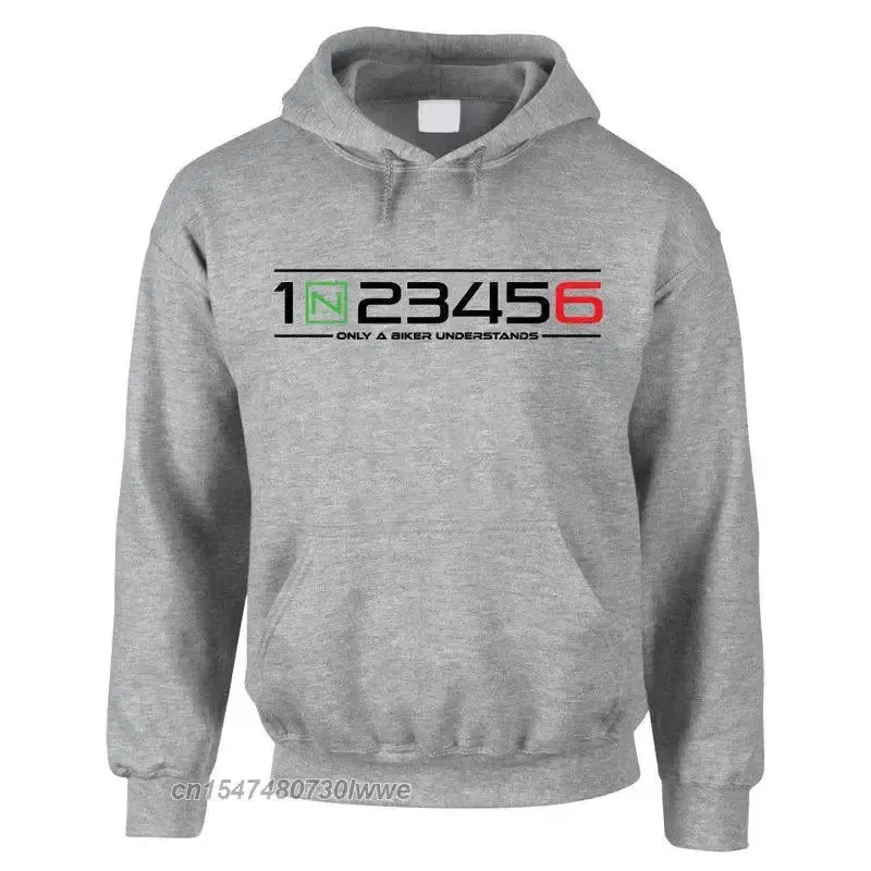 1n23456 Motorcycle Hoodie for Guys Motorbike Gear Shift Hooded Hoody Gear Winter Gear Sweatshirts