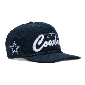 47 Brand Corduroy Dallas Cowboys DH Hitch Adjustable Hat - Navy