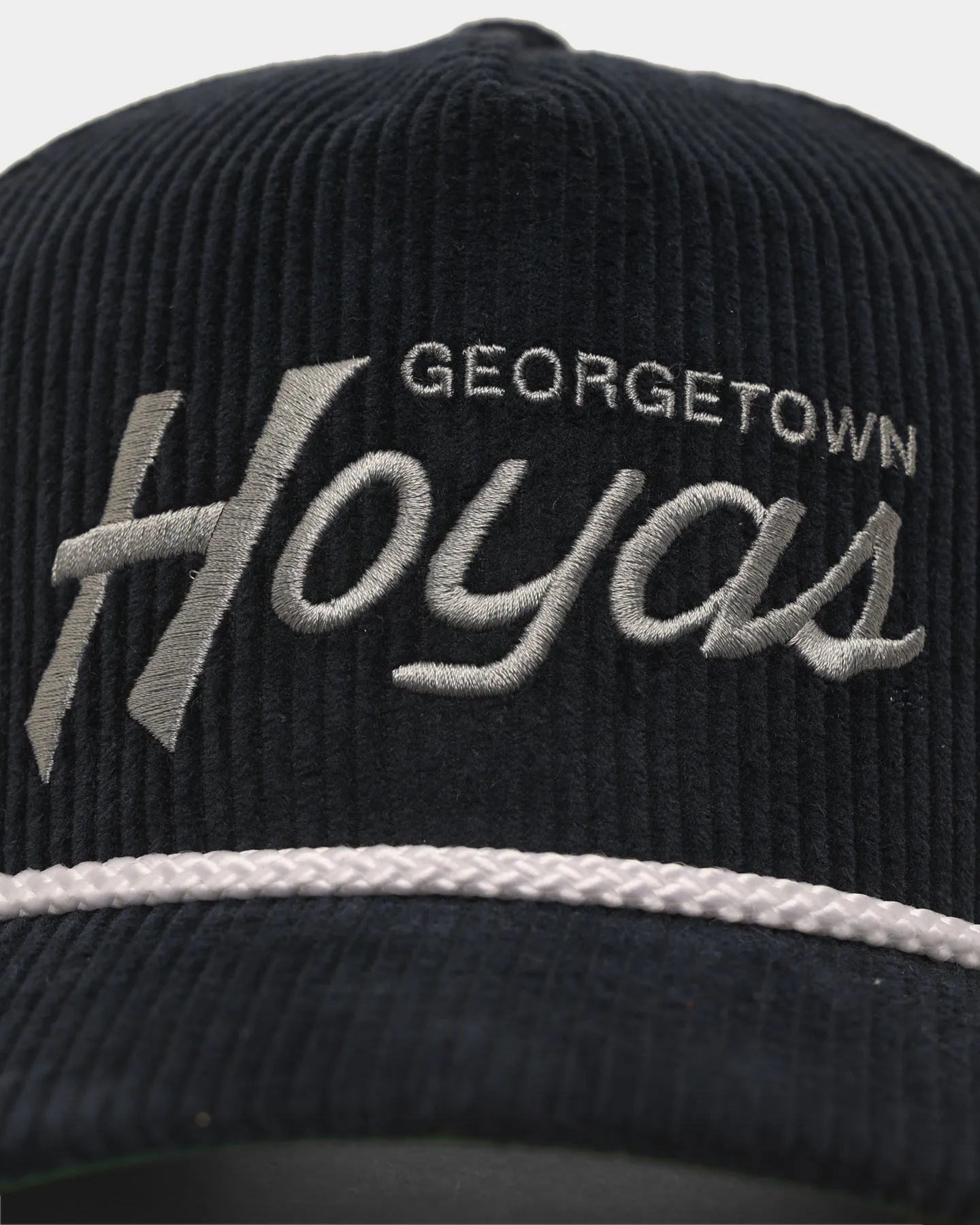 47 Brand Georgetown Hoyas 'NCAA Corduroy Team Script' Corduroy Crossrope 57 Hitch Snapback Navy