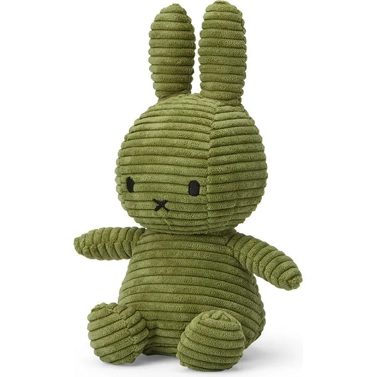 9" Miffy ECO Corduroy Plush - Olive Green