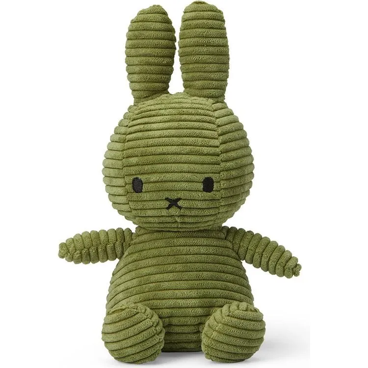 9" Miffy ECO Corduroy Plush - Olive Green