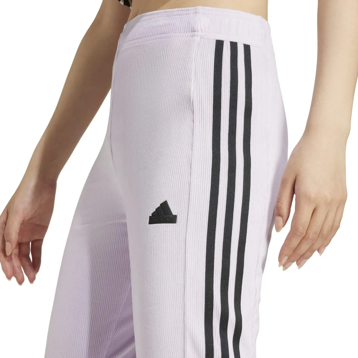 adidas Women's Tiro 3-Stripes Velour Flared Leggings