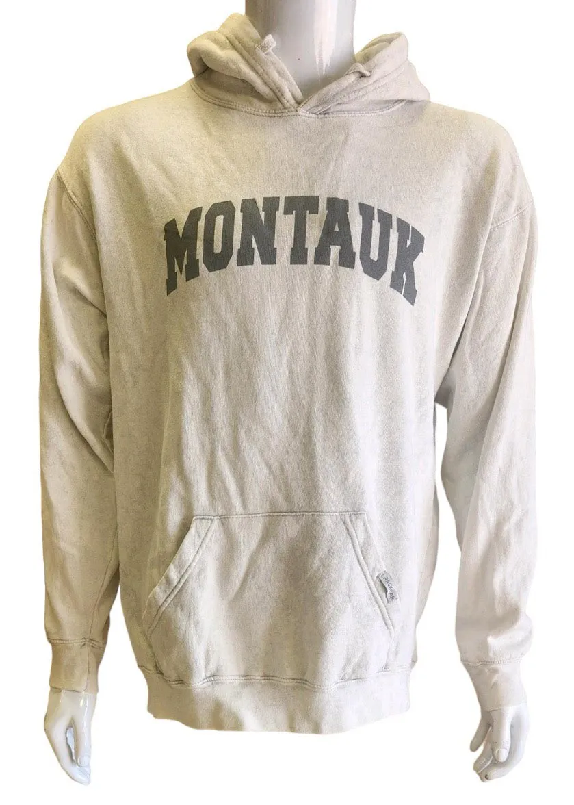 Adult Unisex Screen Printed Montauk Hooded Pullover