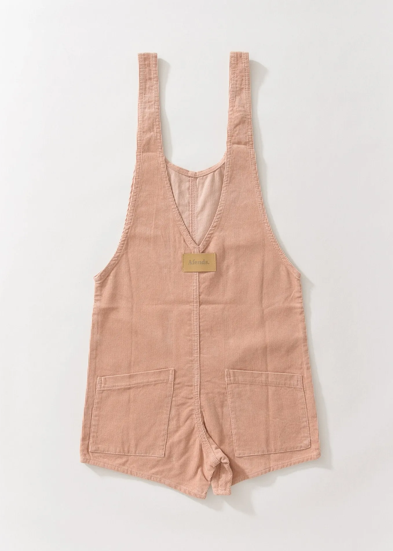 Afends Womens Avery - Corduroy Short Overalls