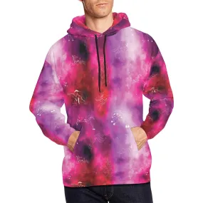 Animal Ancestors 8 Gaseous Clouds Pink and Red Hoodie for Men (USA Size)