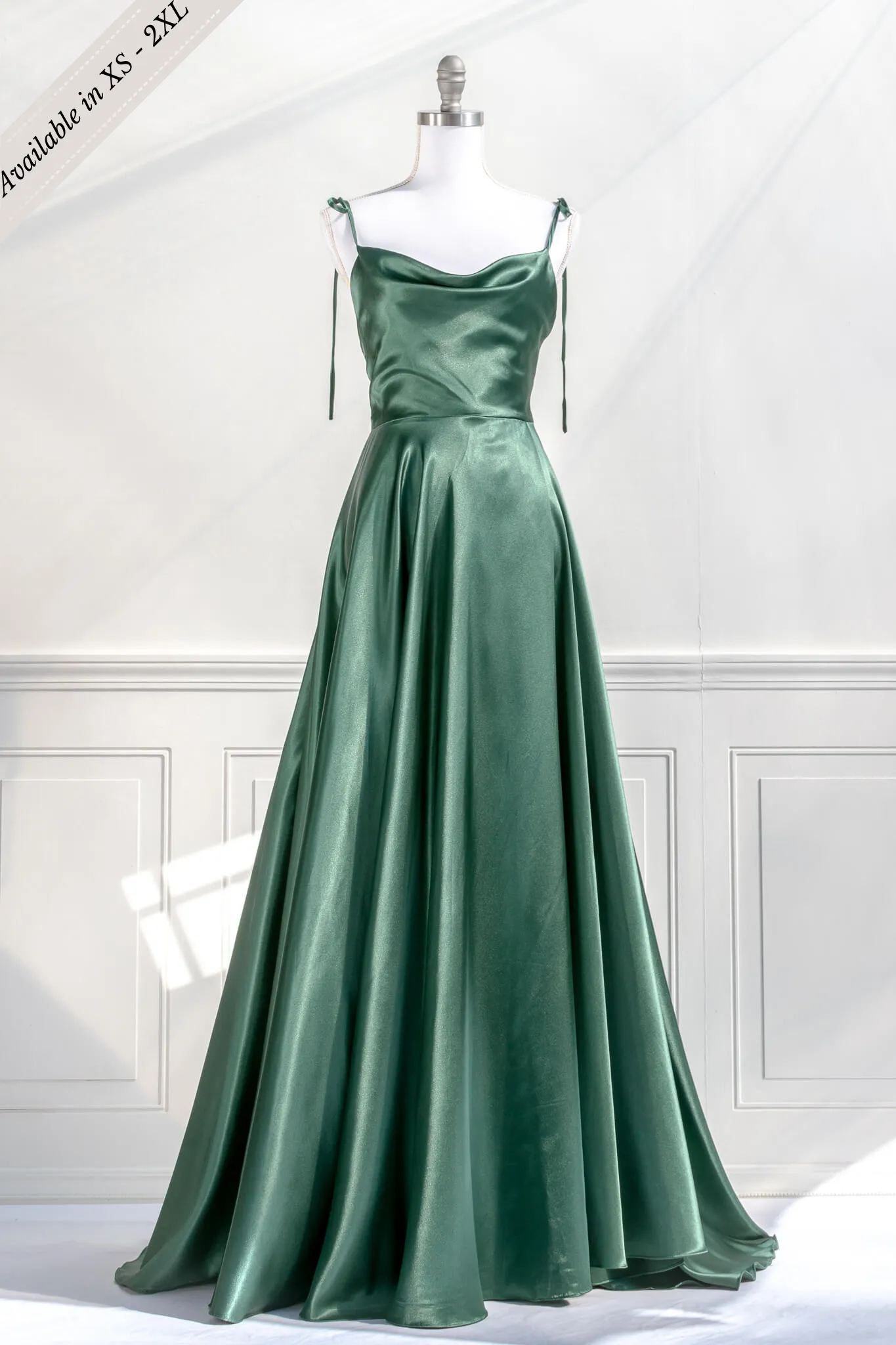 Aphrodite Dress - Emerald Green