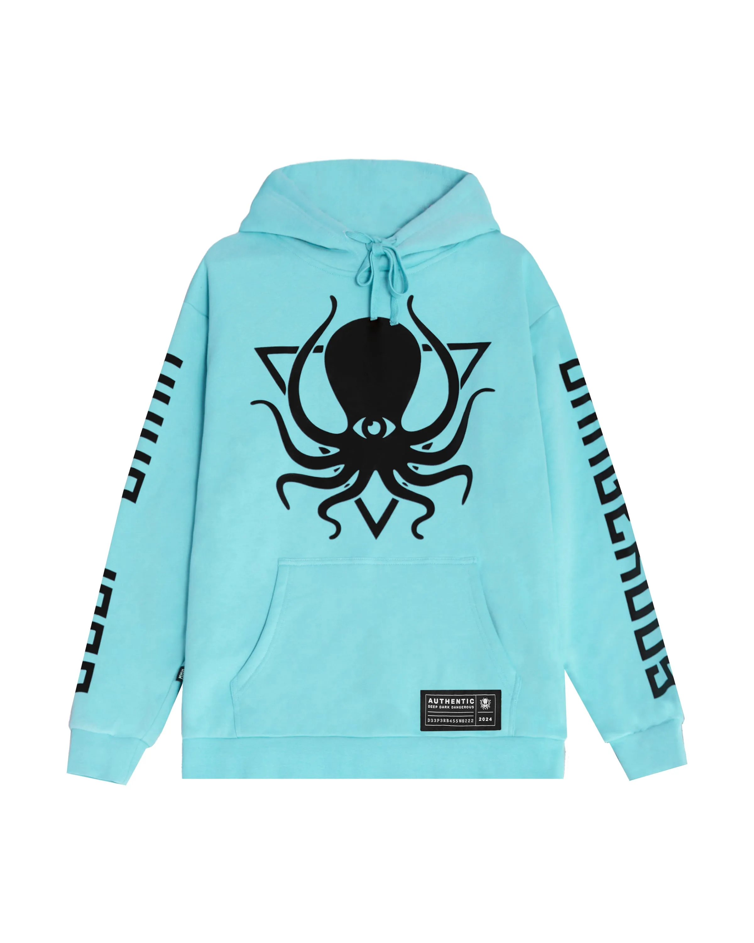 ARCTIC BLUE FLEECE PULLOVER HOODIE