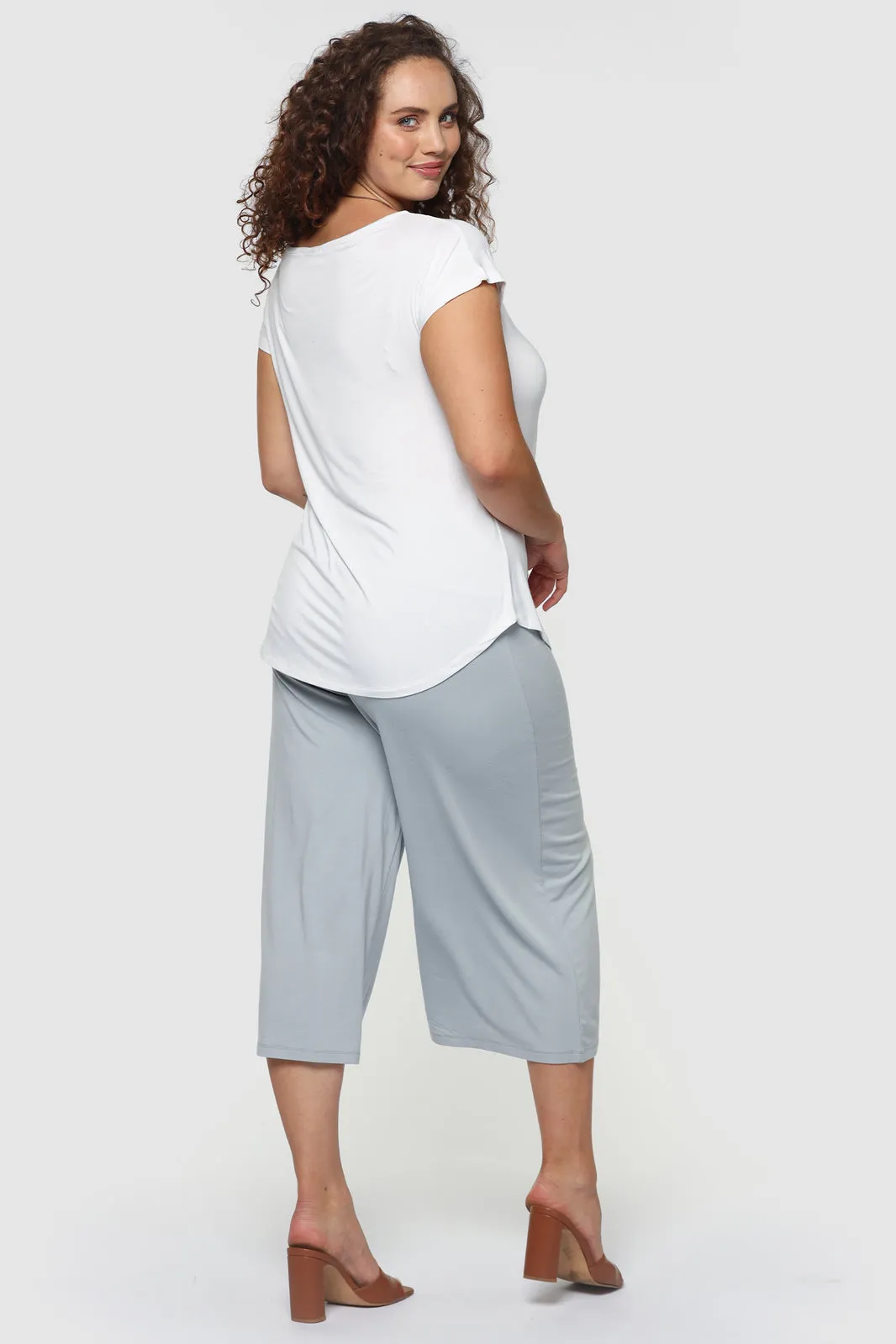 Bamboo Culottes - Blue Haze