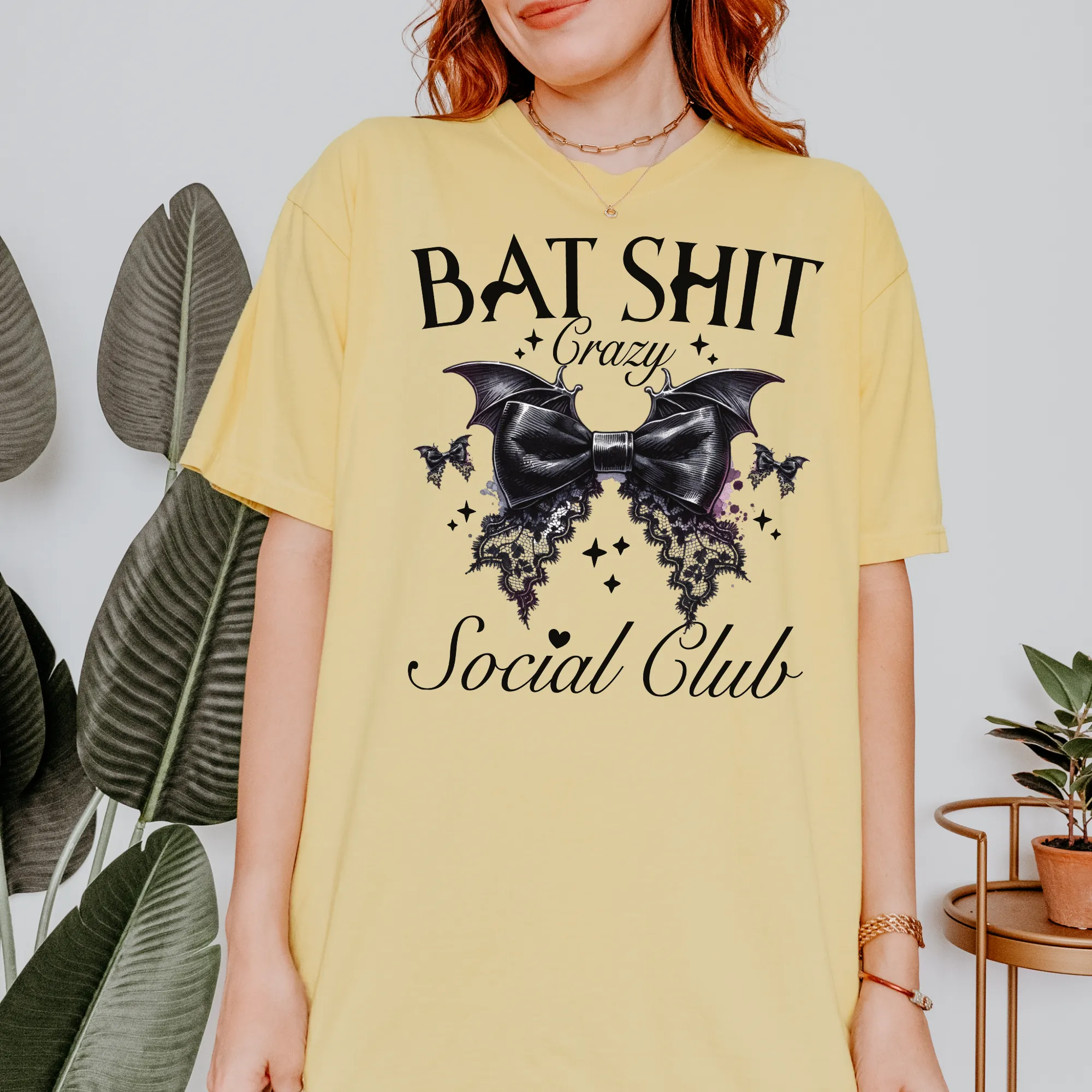 Bat Shit Crazy Social Club Shirt Comfort Colors