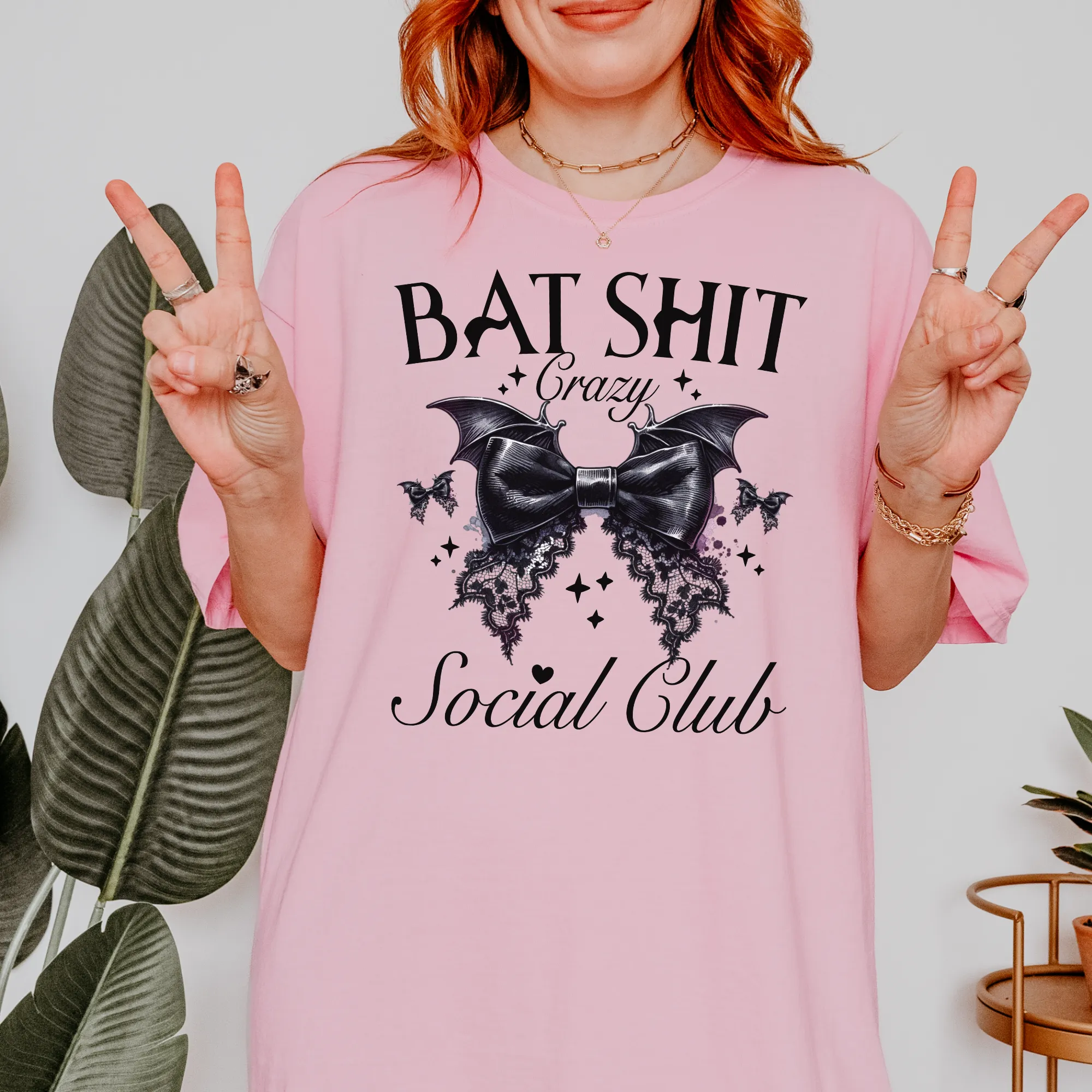 Bat Shit Crazy Social Club Shirt Comfort Colors