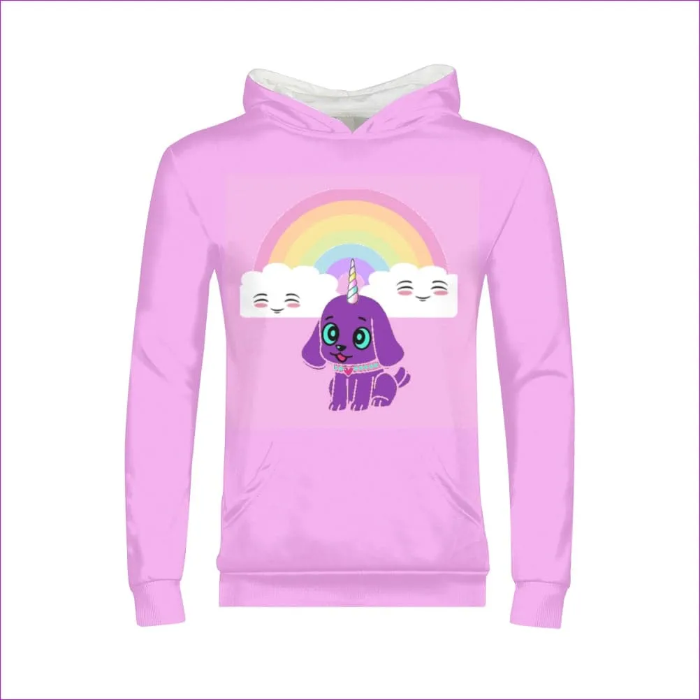 Bec's Uni-Pup  Kids Hoodie