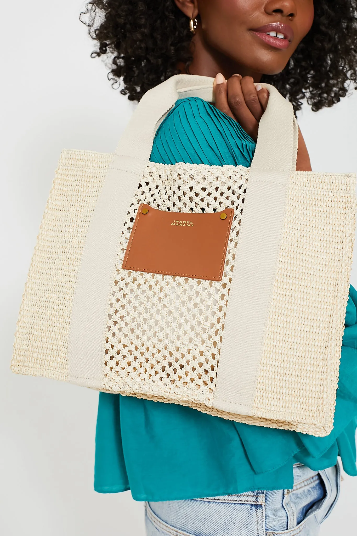 Beige Small Aruba Tote