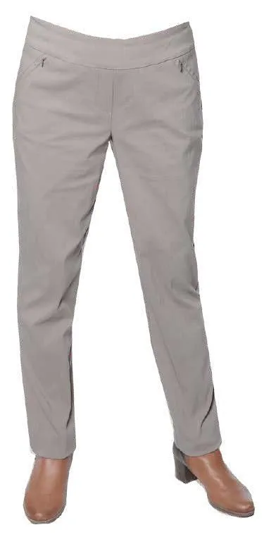 Bengaline Pant With Zip Pockets - Sliver