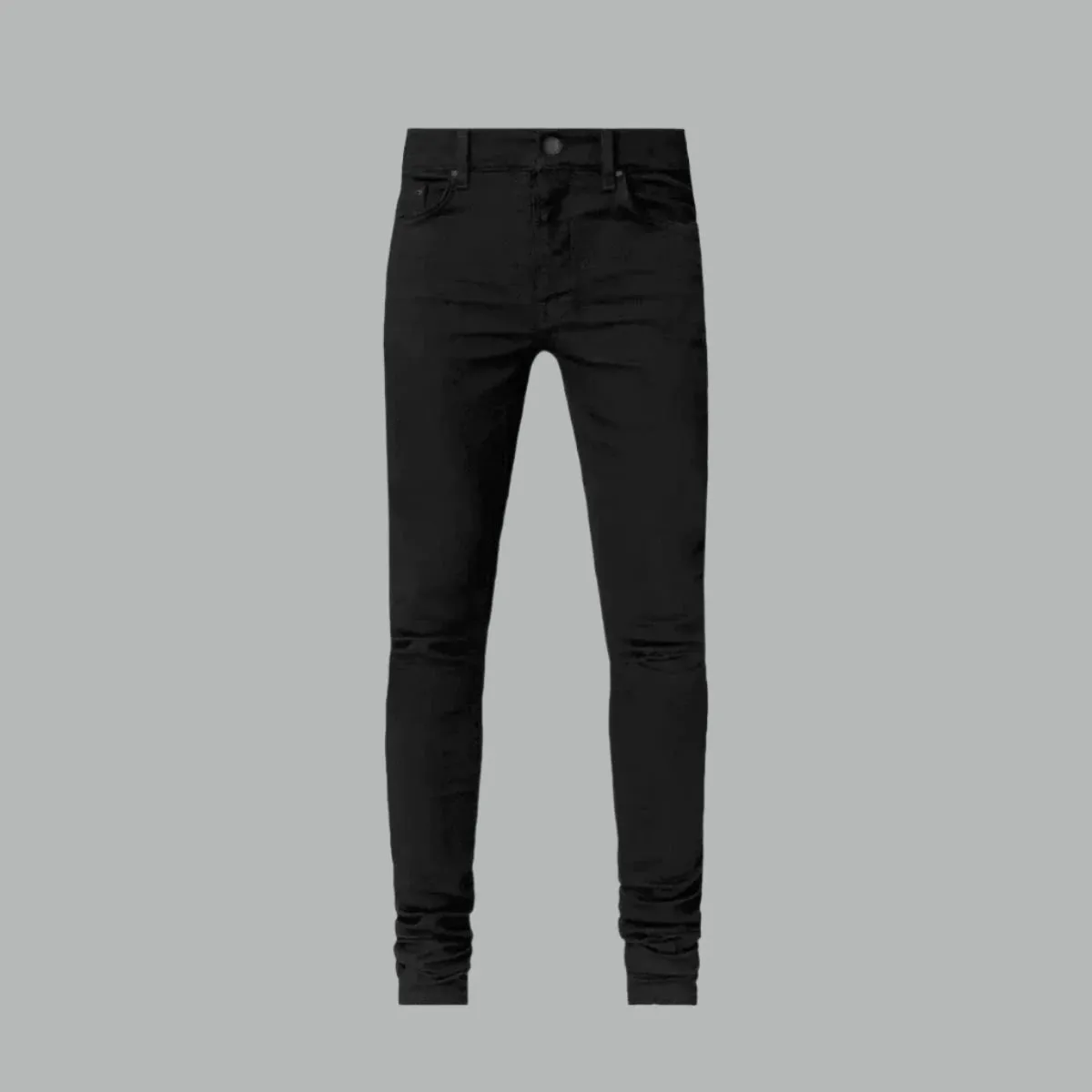 Blvck Paris - "Blvck Monogram Pockets Jeans" - Stretch Denim