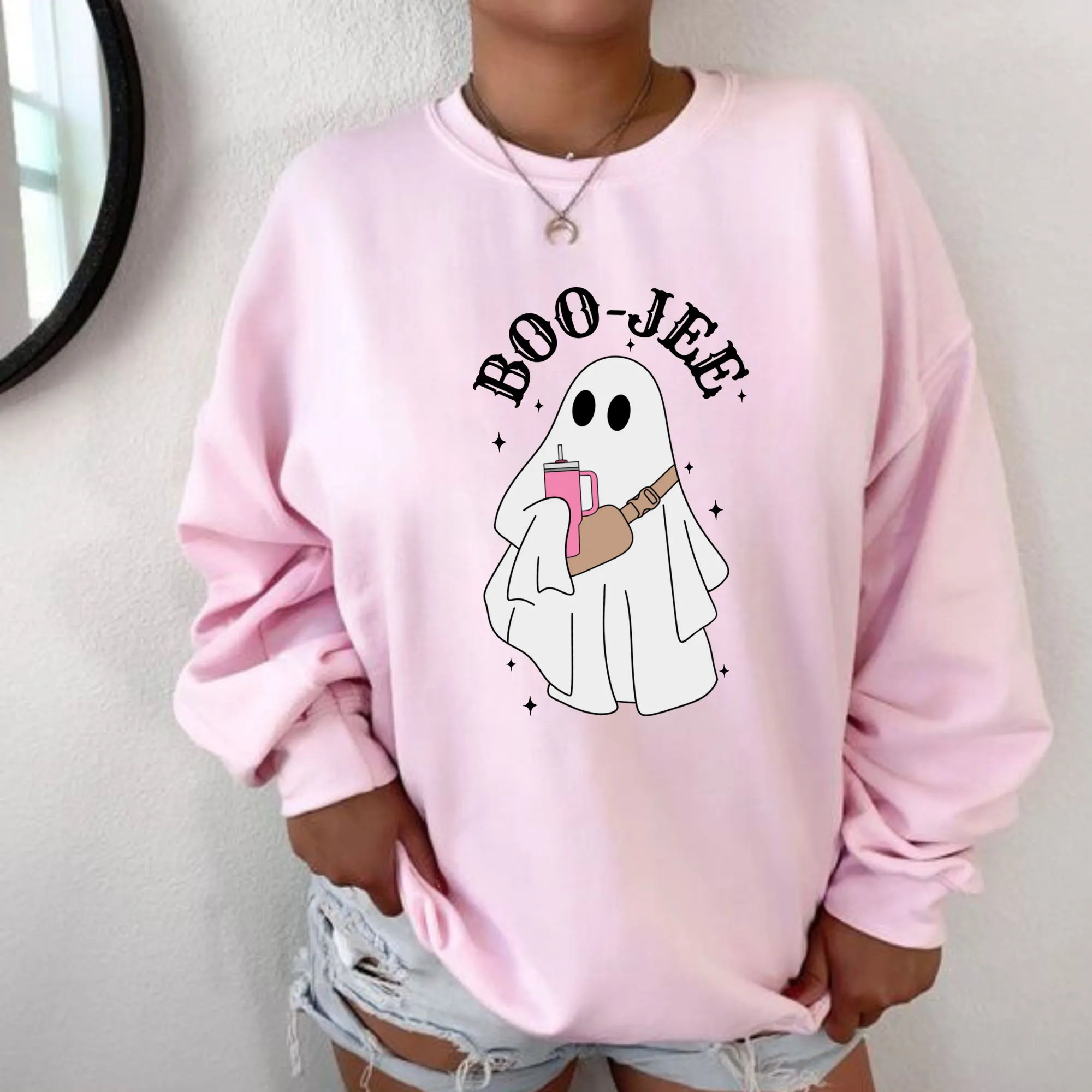 Boo Jee Halloween Ghost Sweatshirt