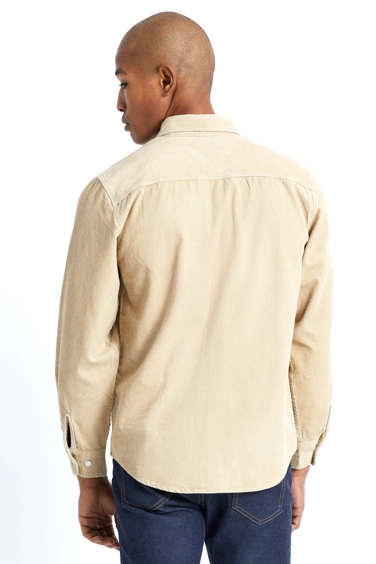 Bowery L/S Corduroy - Gravel