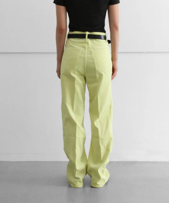 BOWTE CORDUROY 5POCKET PANTS "LEMON"