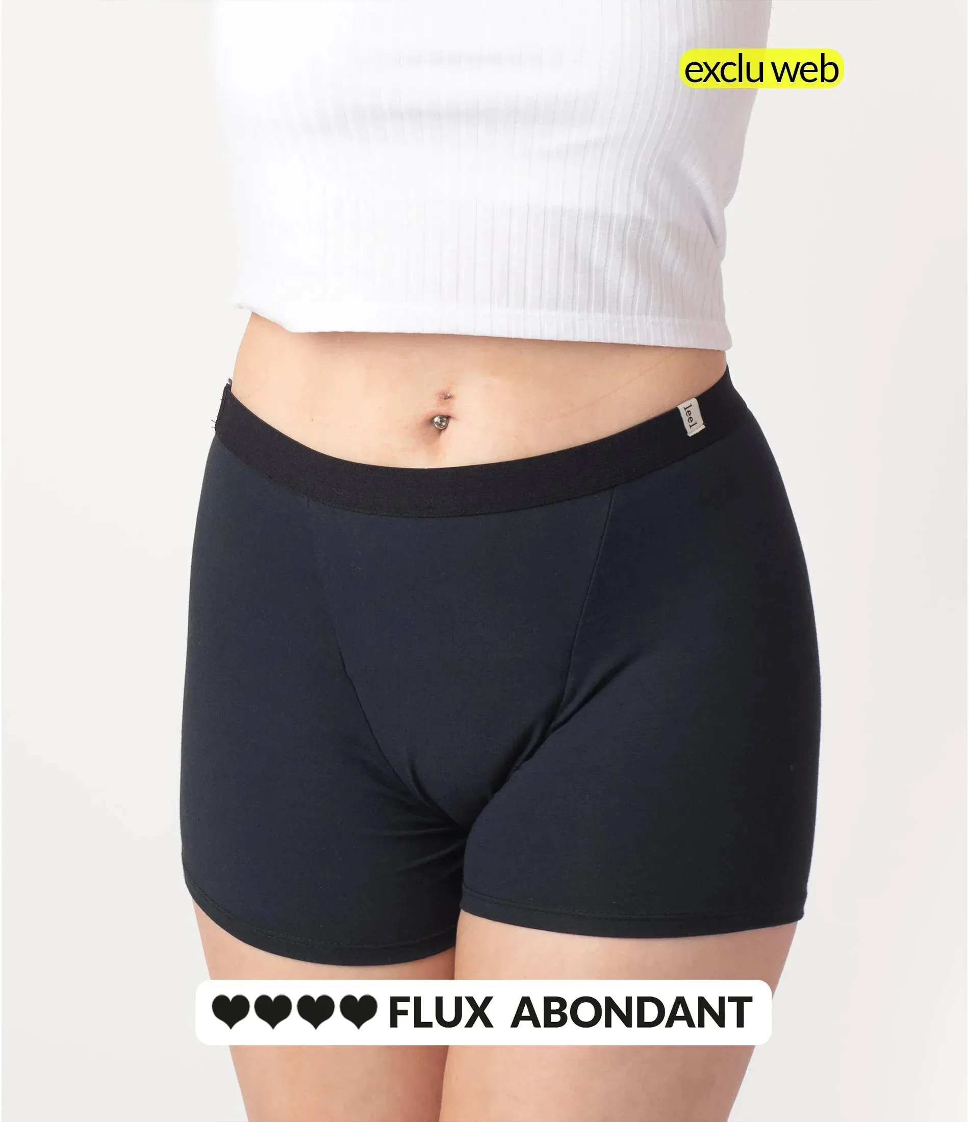 Boxer Menstruel pour Flux Abondant