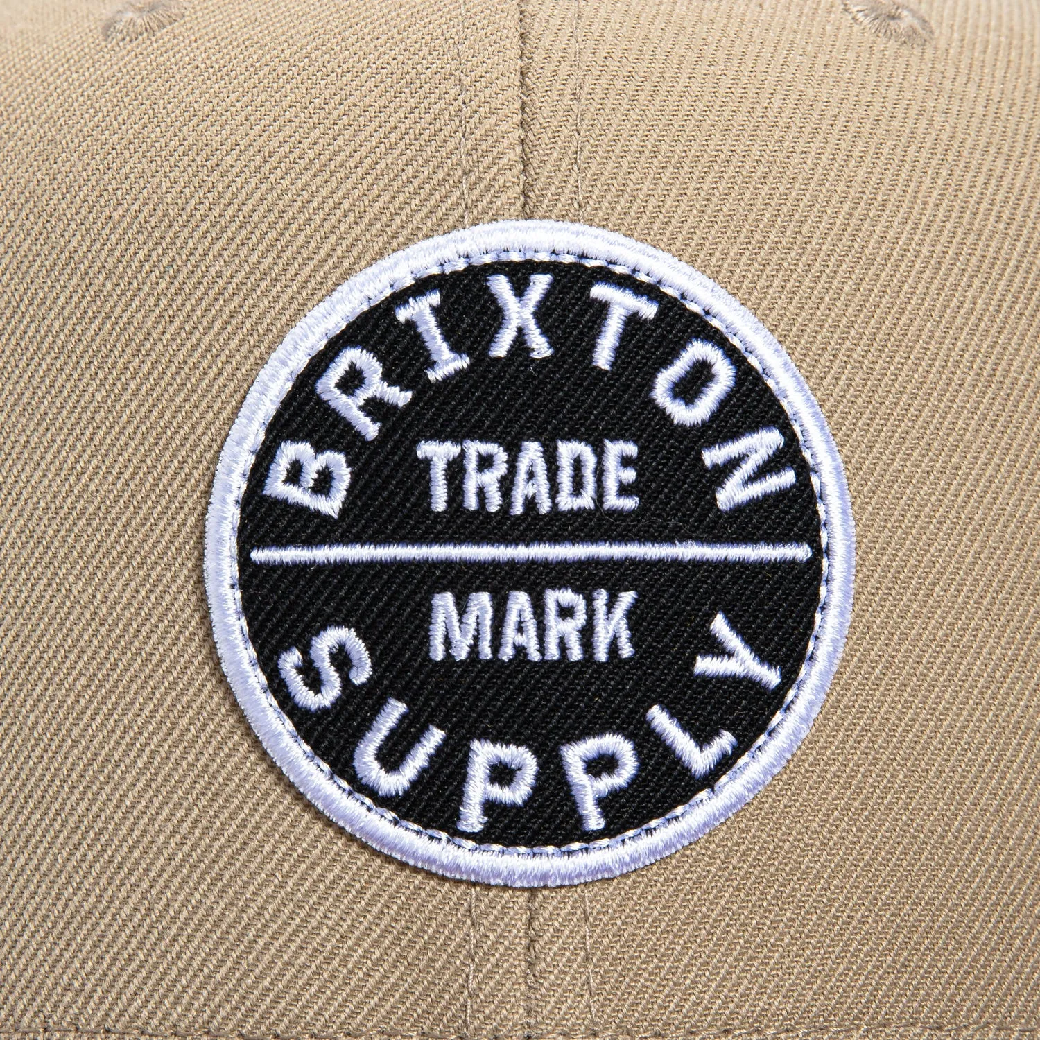 Brixton Corduroy Oath Snapback Hat - Khaki