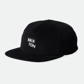 BRIXTON TEAM MP SNAPBACK BLACK