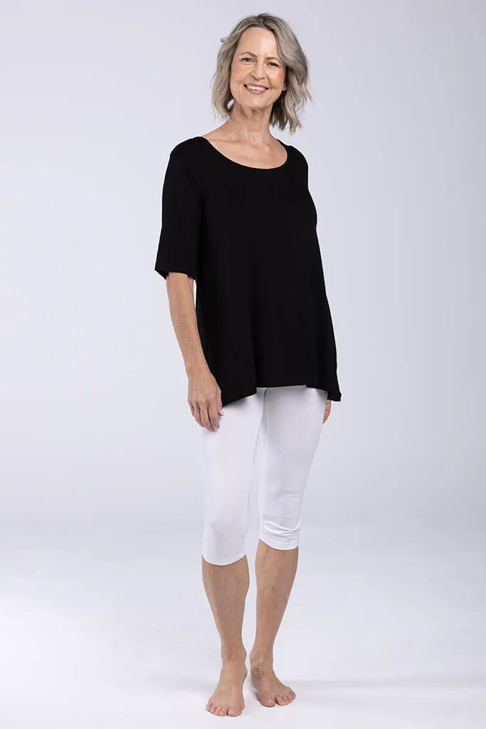 Carter Tunic Top - Black