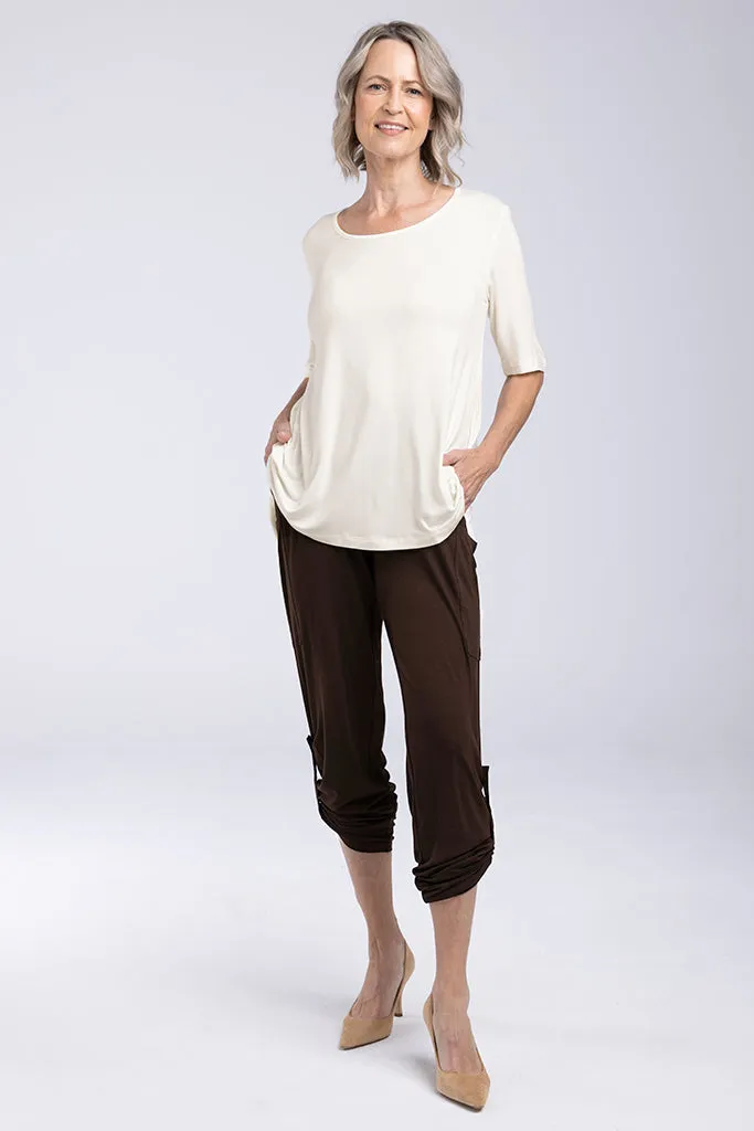 Carter Tunic Top - Ivory