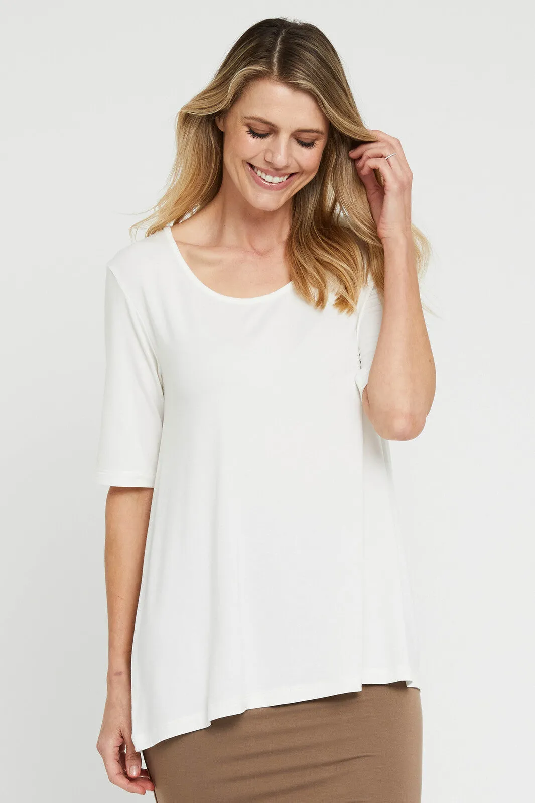 Carter Tunic Top - Ivory