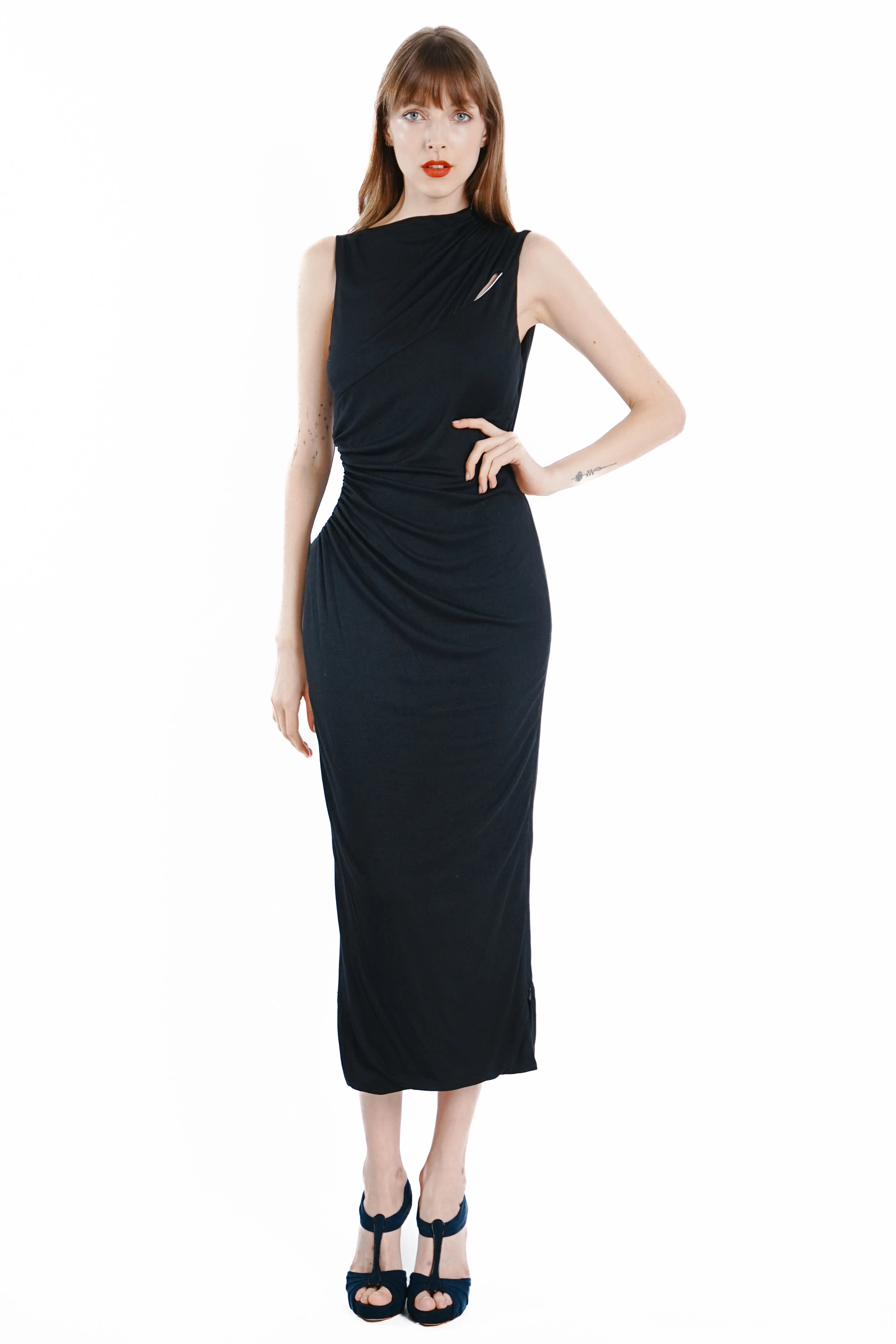 Celena Sleeveless Maxi Jersey Dress