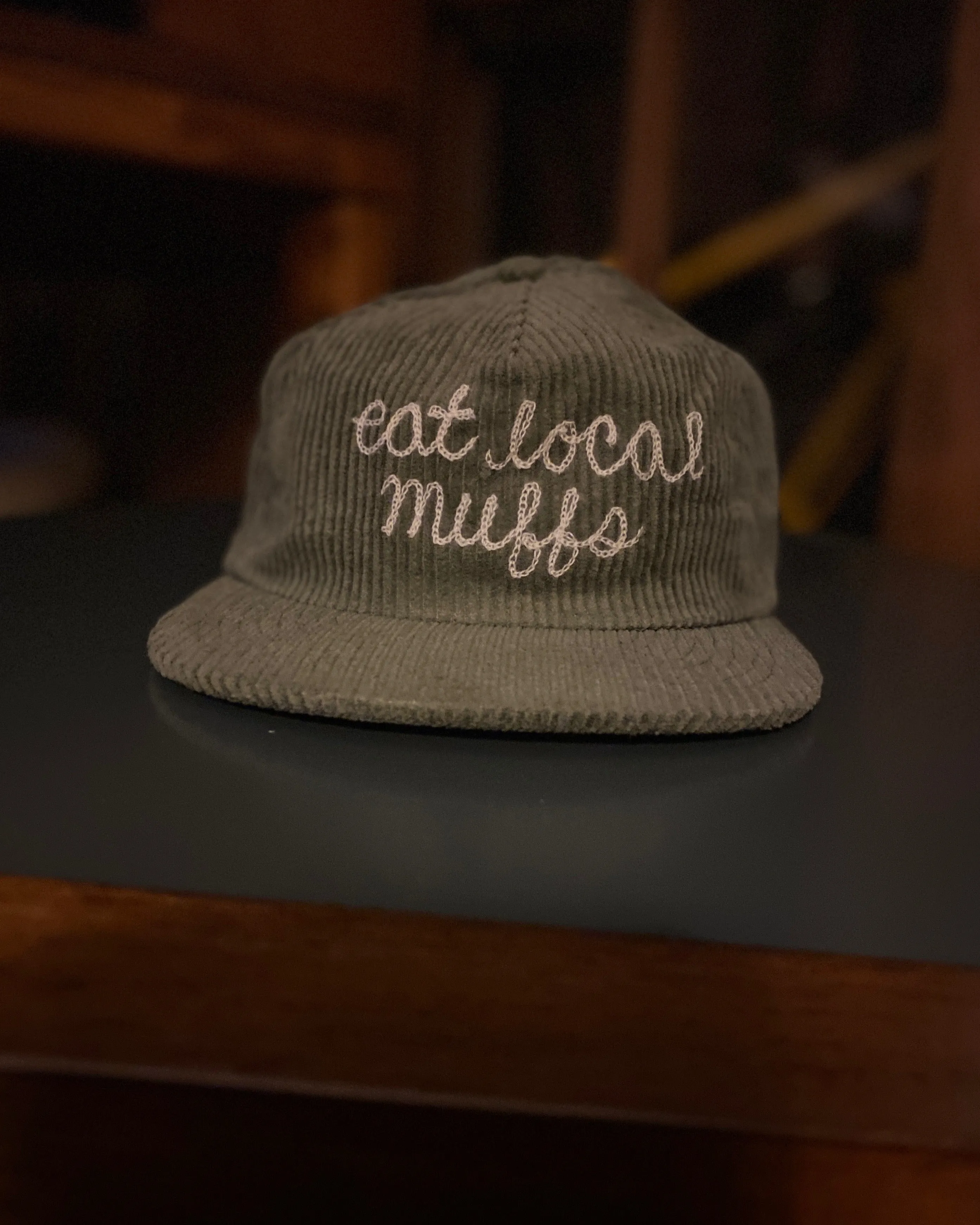 Chain Stitched Corduroy 5 Panel Field Trip Hat