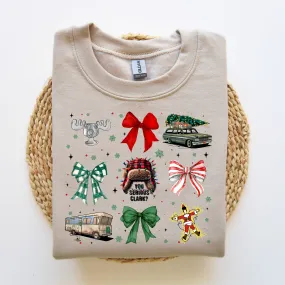 Christmas Coquette Crewneck