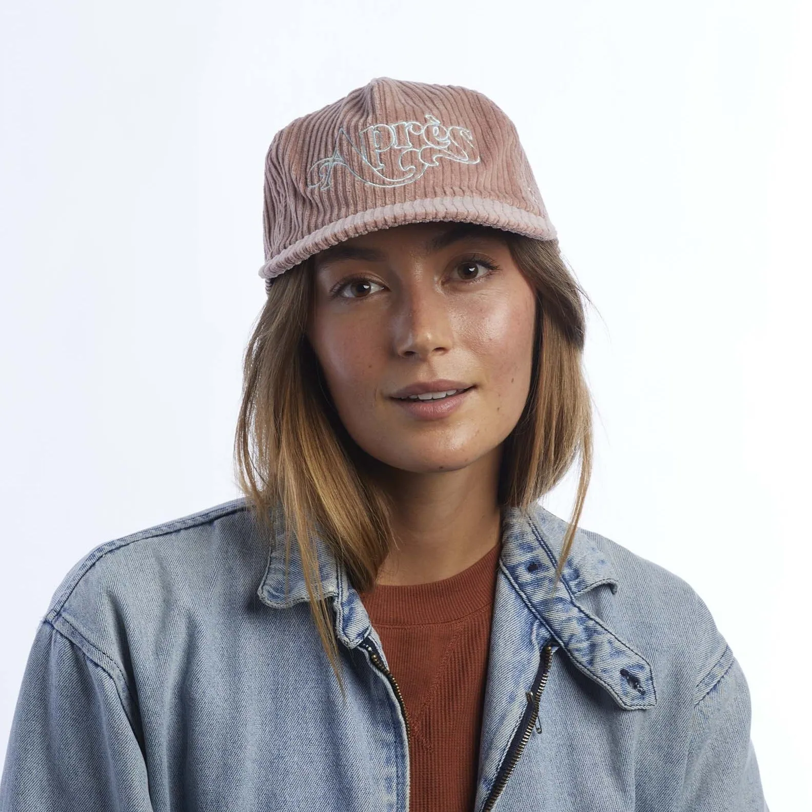 Coal The Rally Cry Low Profile Corduroy Hat - Pink