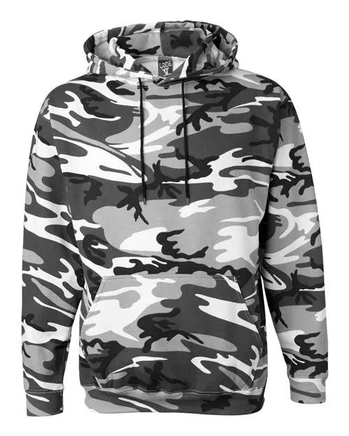 Code Five Men's Camo Pullover Fleece Hoodie