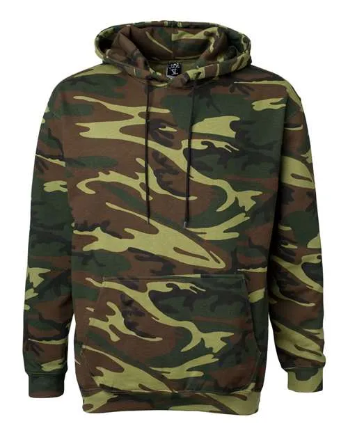 Code Five Men's Camo Pullover Fleece Hoodie