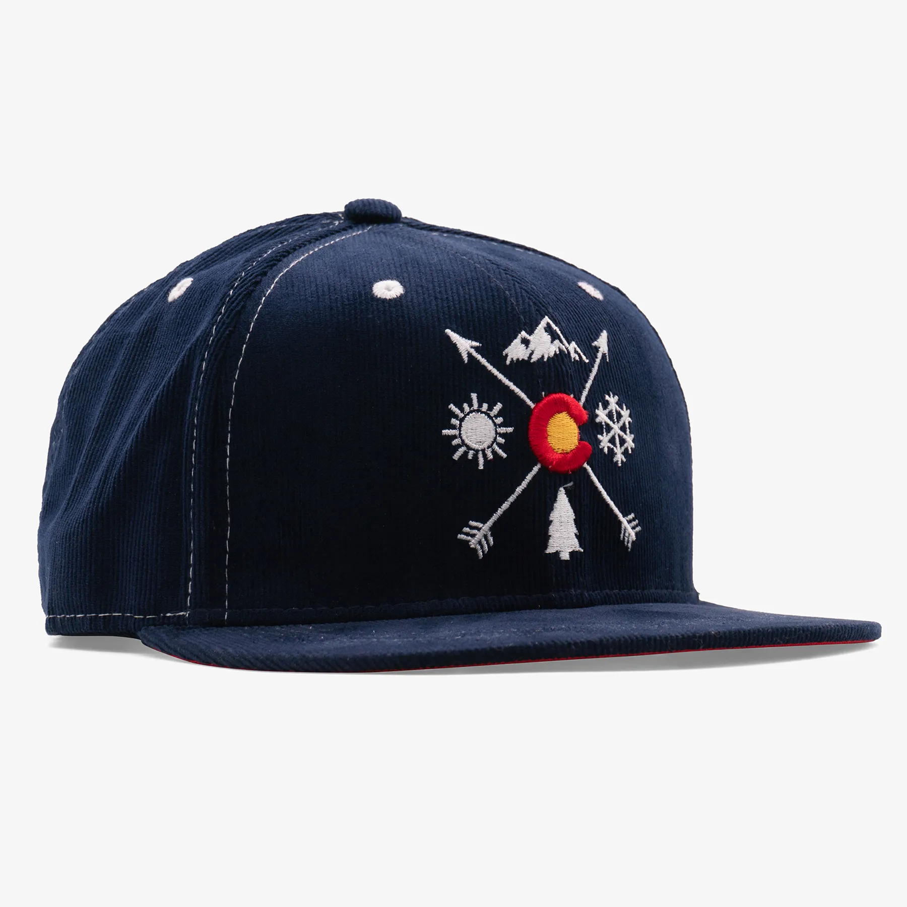 Colorado Arrows Corduroy Flatbill Snapback Hat