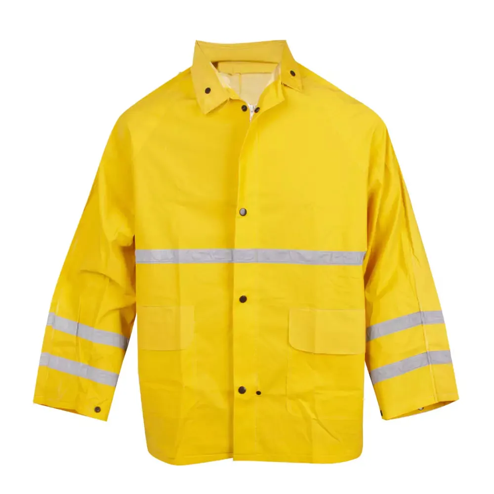 Cordova Riptide .35 mm. PVC/Polyester Rain Suit 3 Piece Yellow Detachable Hood with Drawstring - HV353Y