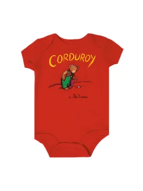 Corduroy baby bodysuit