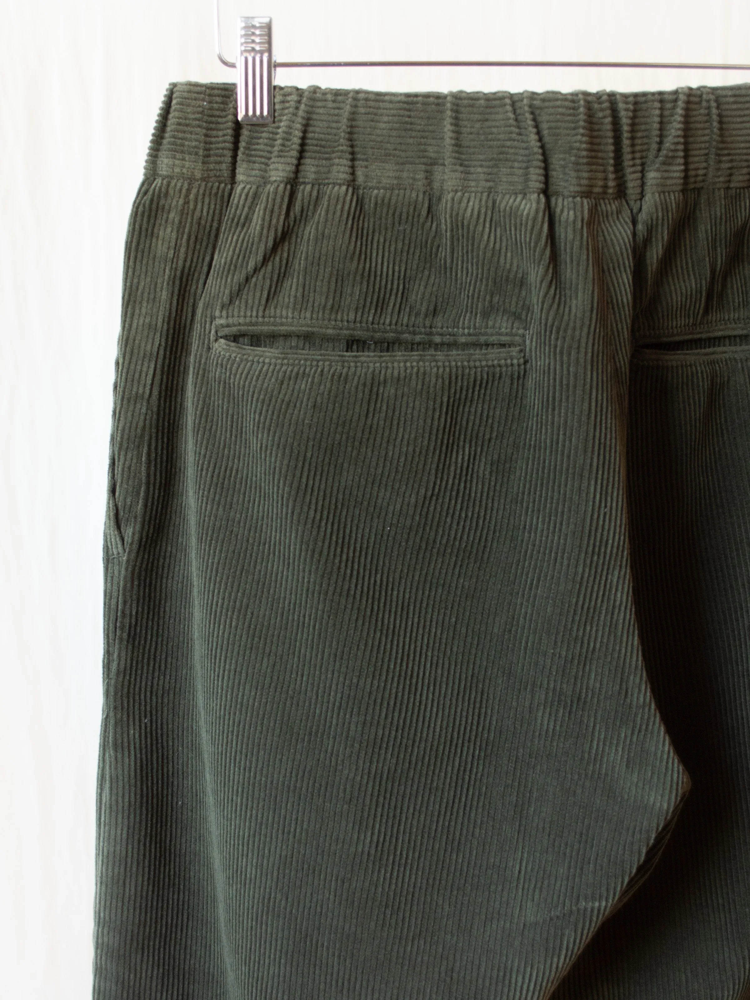 Corduroy Easy Pants - Olive