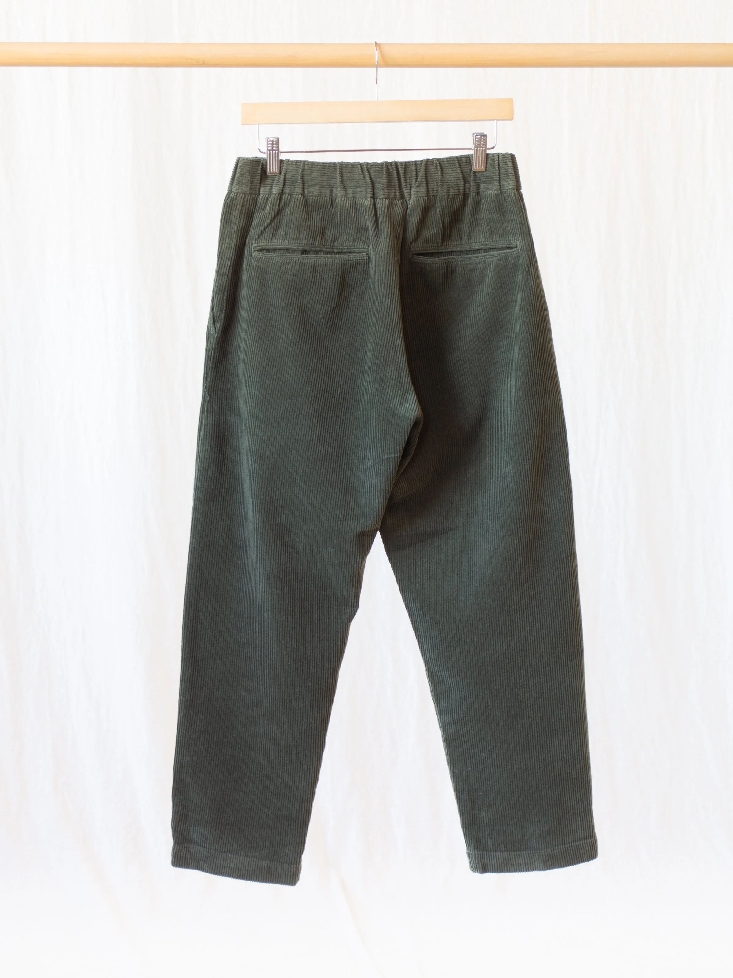 Corduroy Easy Pants - Olive