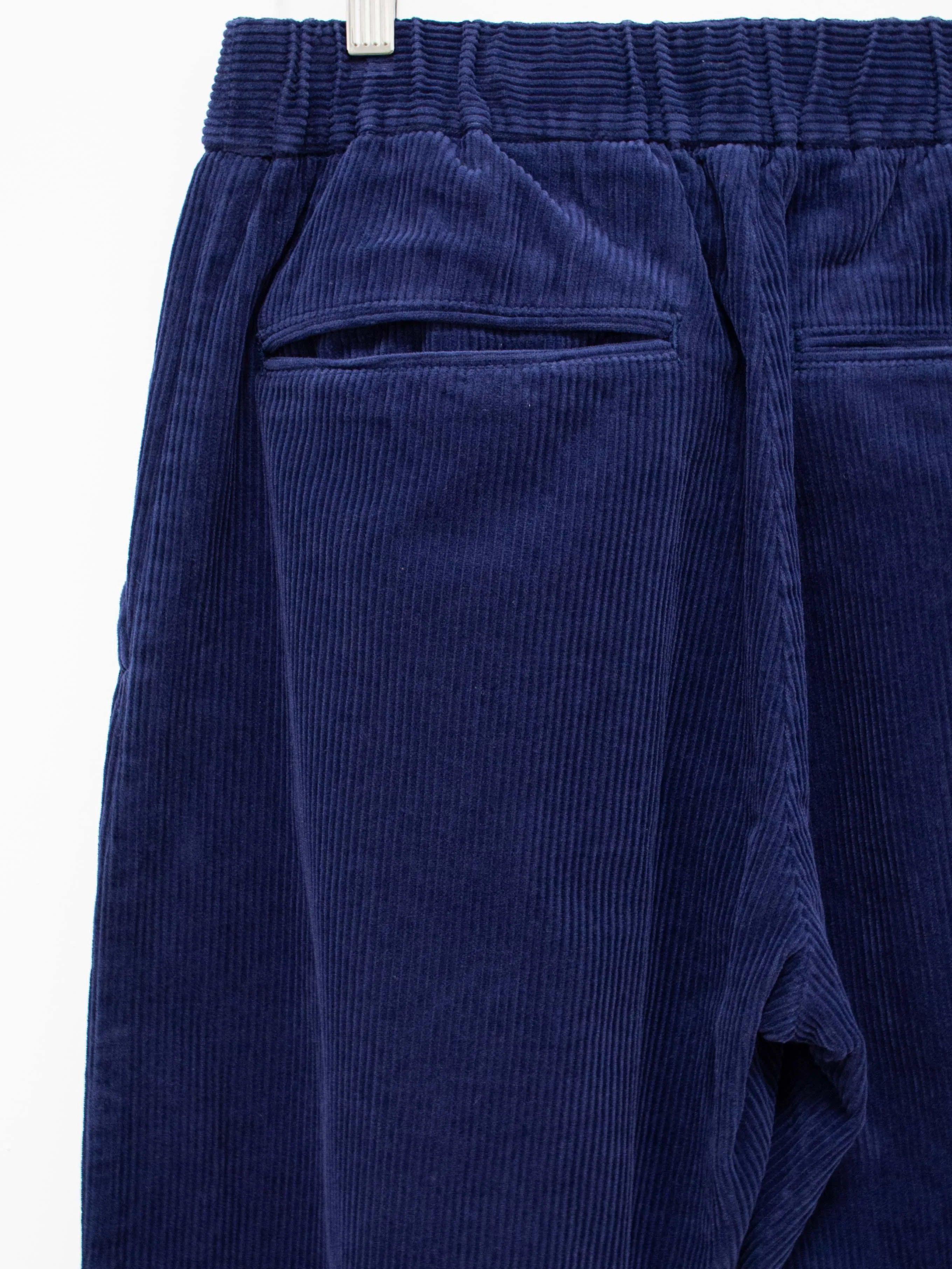 Corduroy Easy Pants - Royal Navy