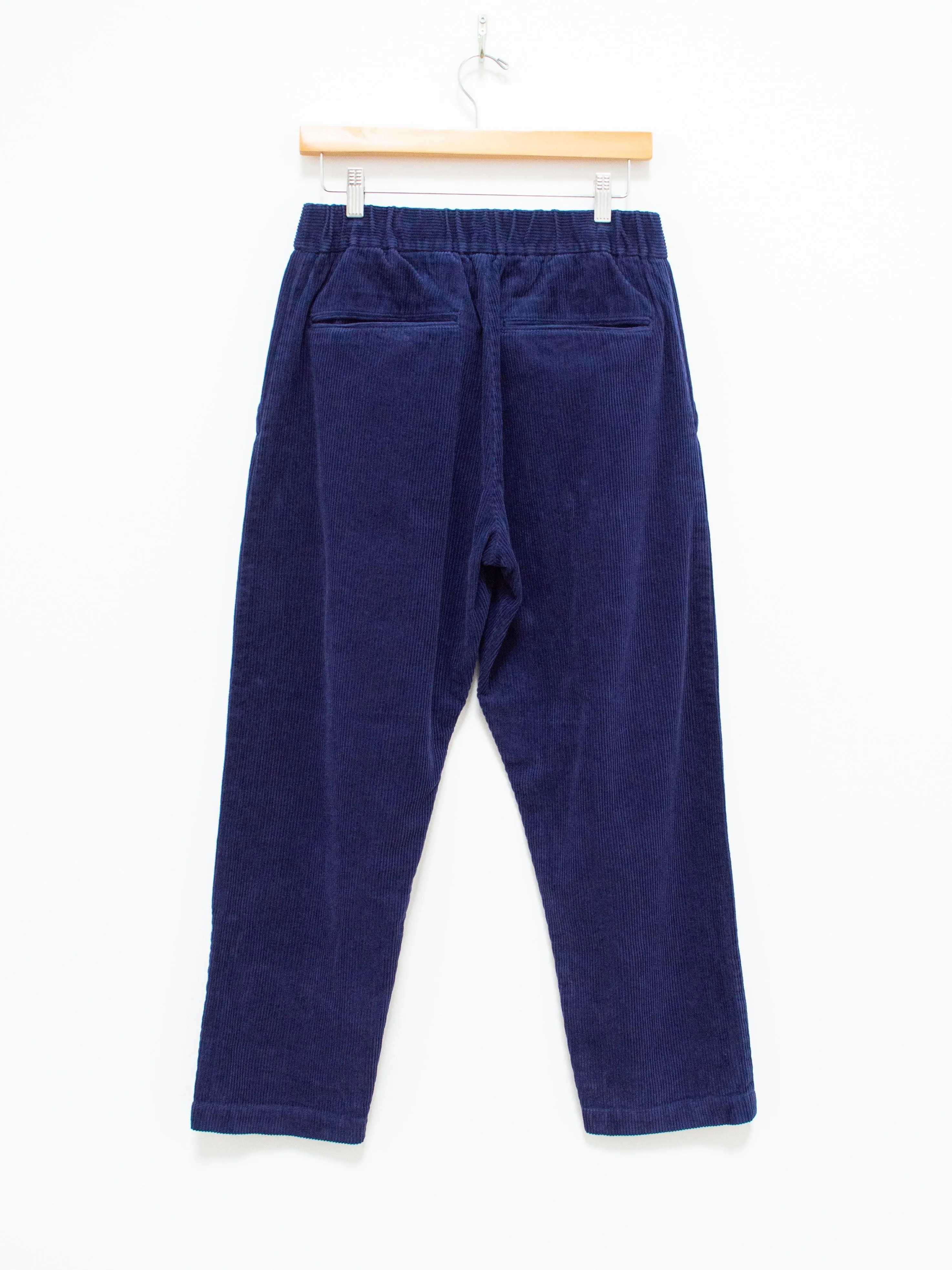 Corduroy Easy Pants - Royal Navy