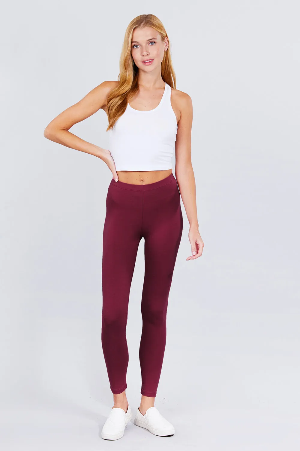 Cotton Spandex Leggings