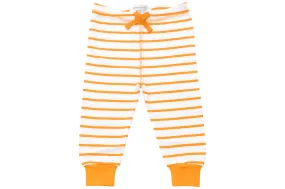 cozy pants in orange marseille stripe