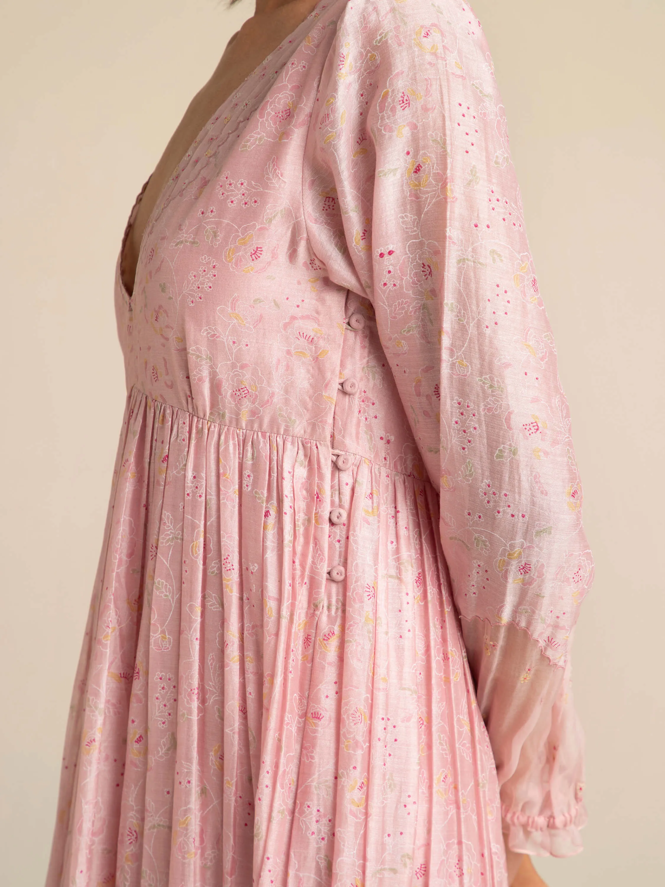 Crystal Pink Maxi Dress