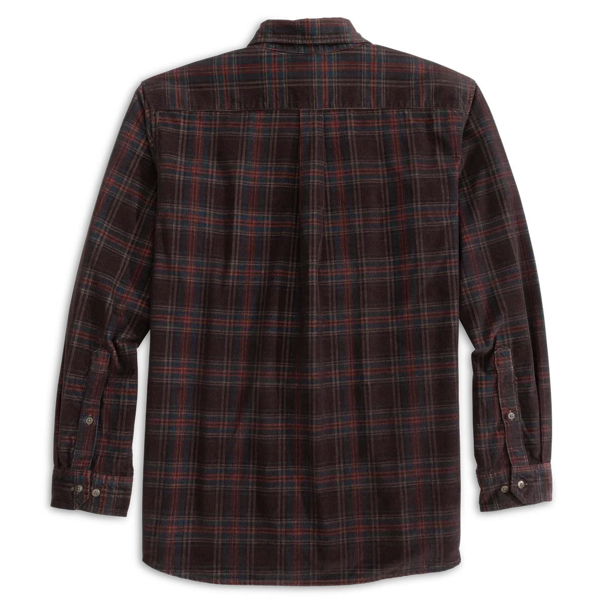 Darden Corduroy Shirt: Red Mahogany