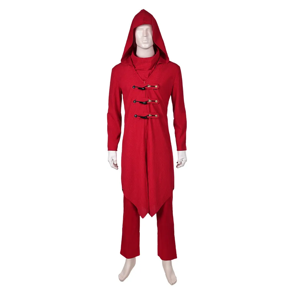 Dead by Daylight Subliminal Menace Legion Slipknot Red Outfit Party Carnival Halloween Cosplay Costume