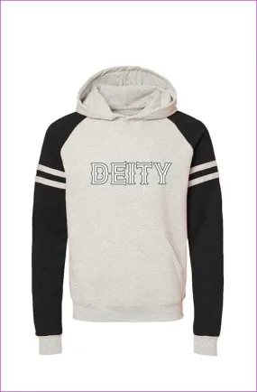 Deity Varsity Black Colorblocked Raglan Hoodie