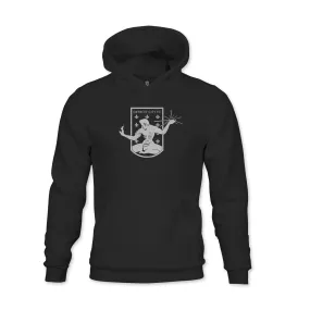 Detroit City FC Mono Badge Youth Fleece Pullover Hoodie - Black