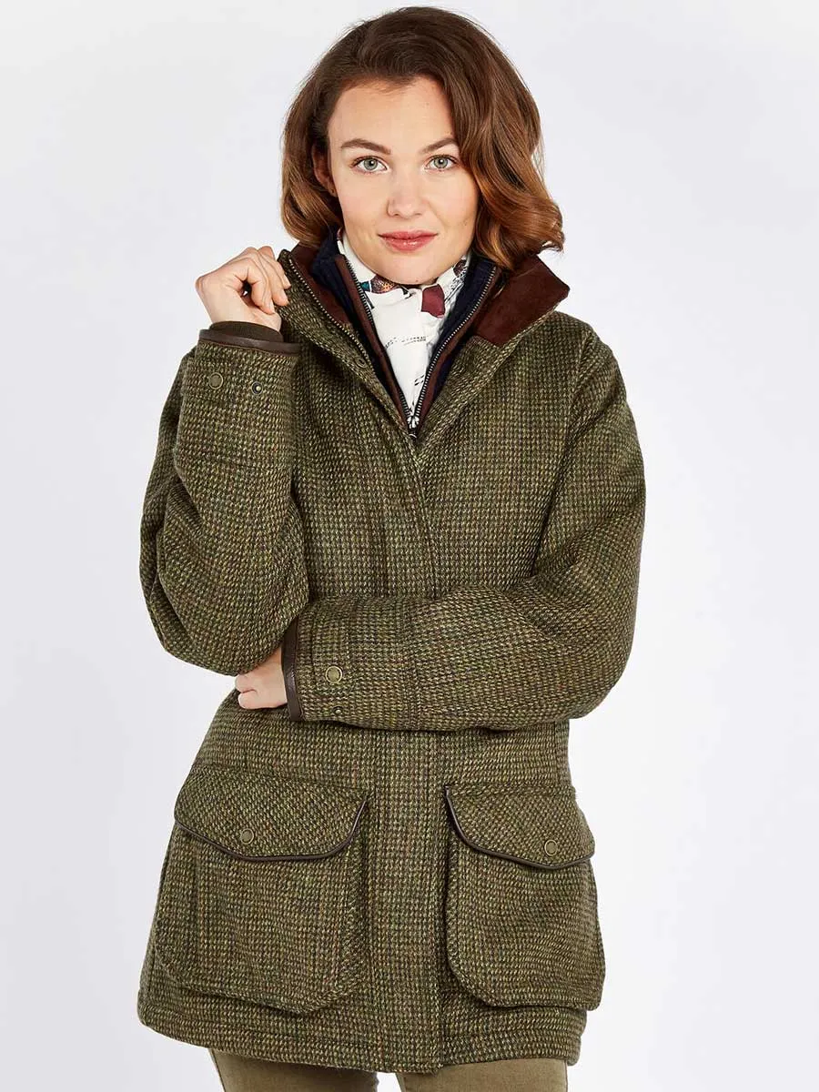 DUBARRY Ballynahinch Tweed Shooting Jacket - Women's - Heath