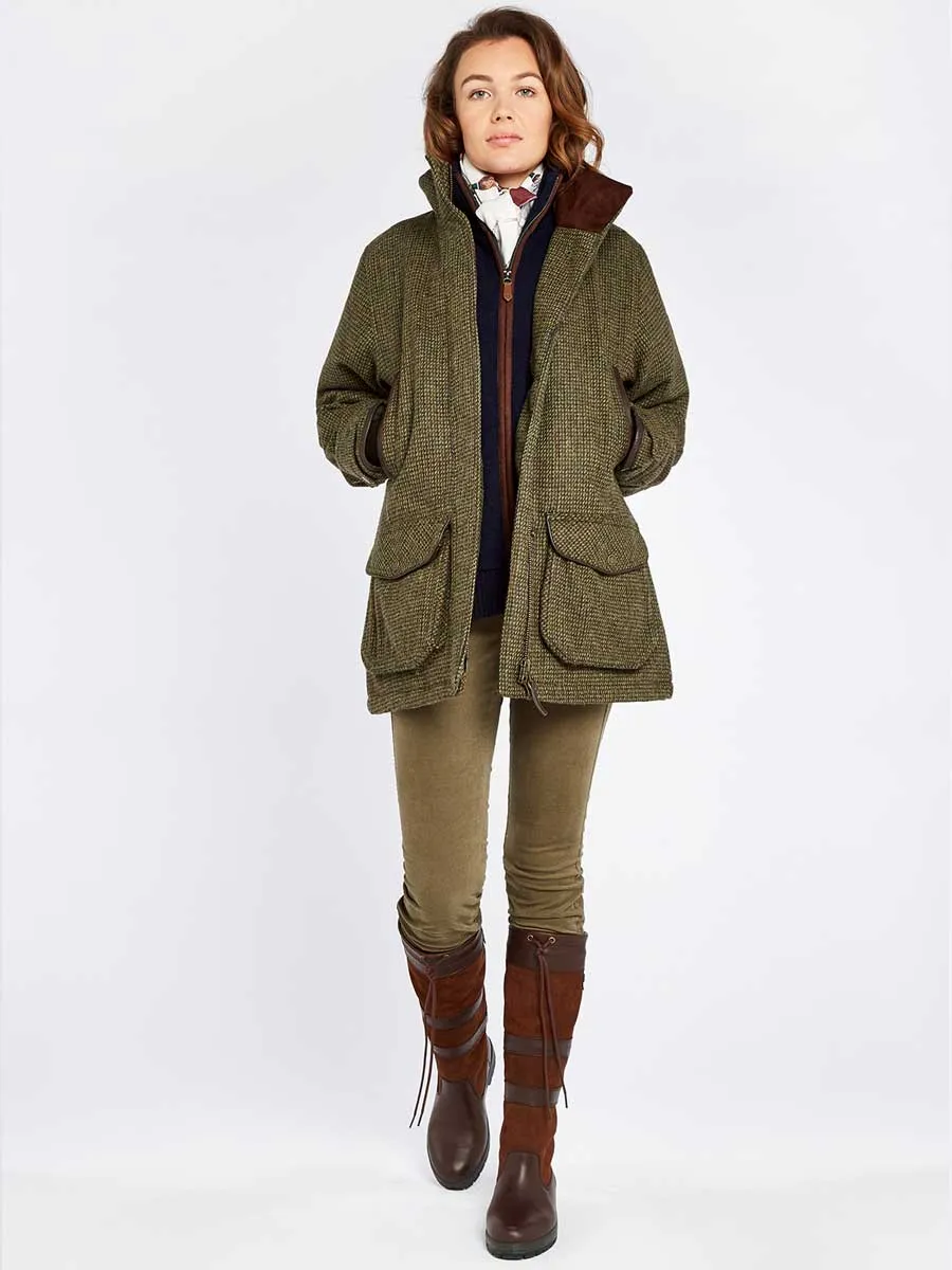 DUBARRY Ballynahinch Tweed Shooting Jacket - Women's - Heath