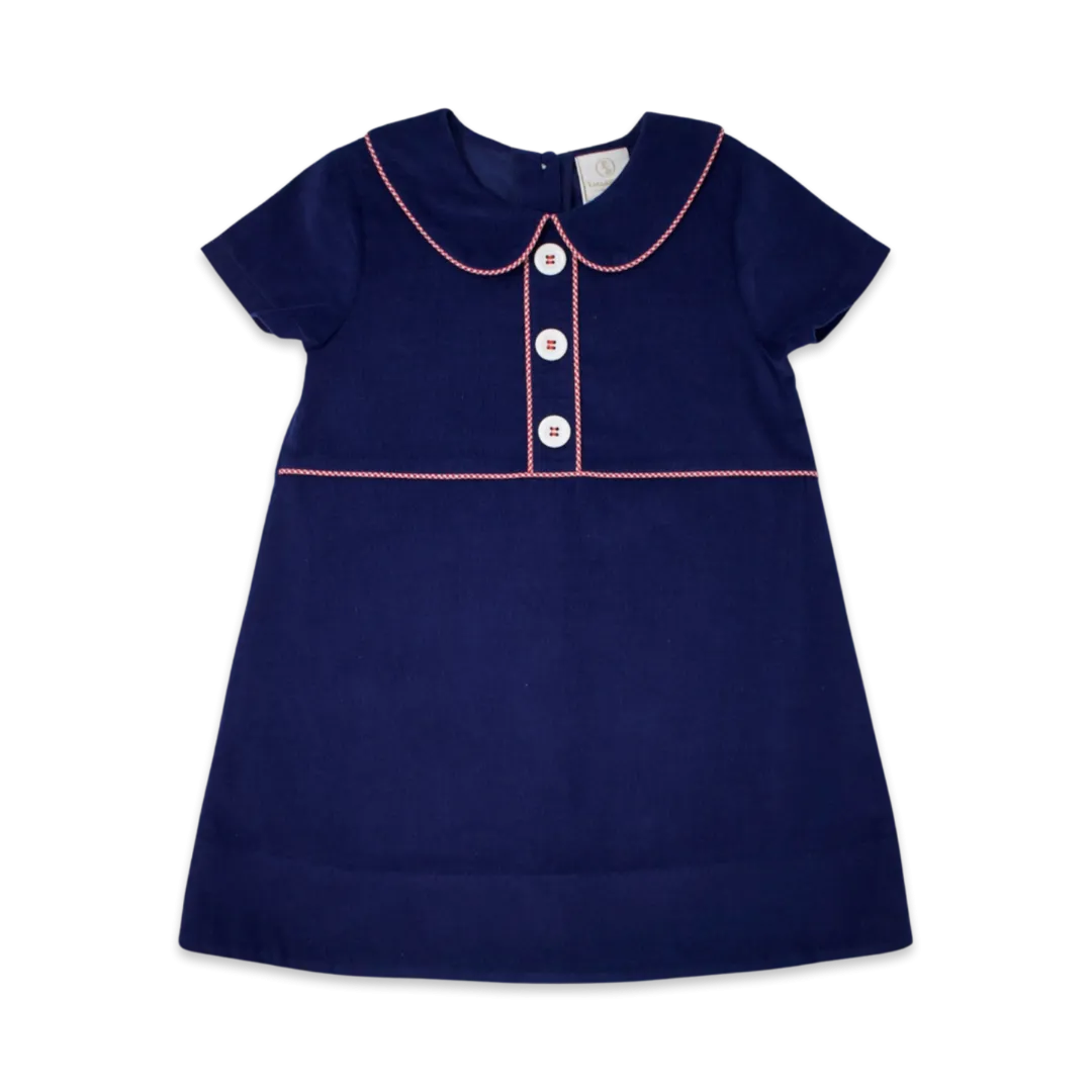 Emily Dress | Navy Corduroy (2T, 7)